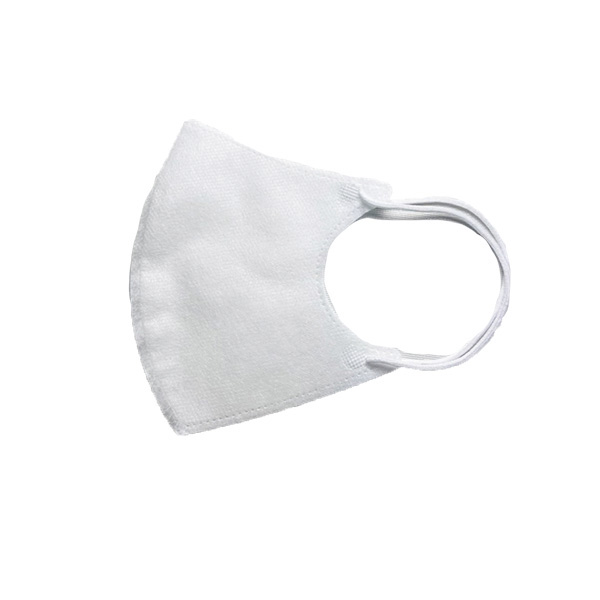 混入対策立体Eマスク ホワイト 2PLY 耳掛けタイプ