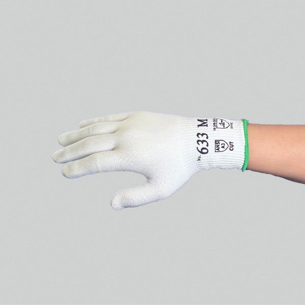 耐切創カットバリア 13G ホワイト ノンコート