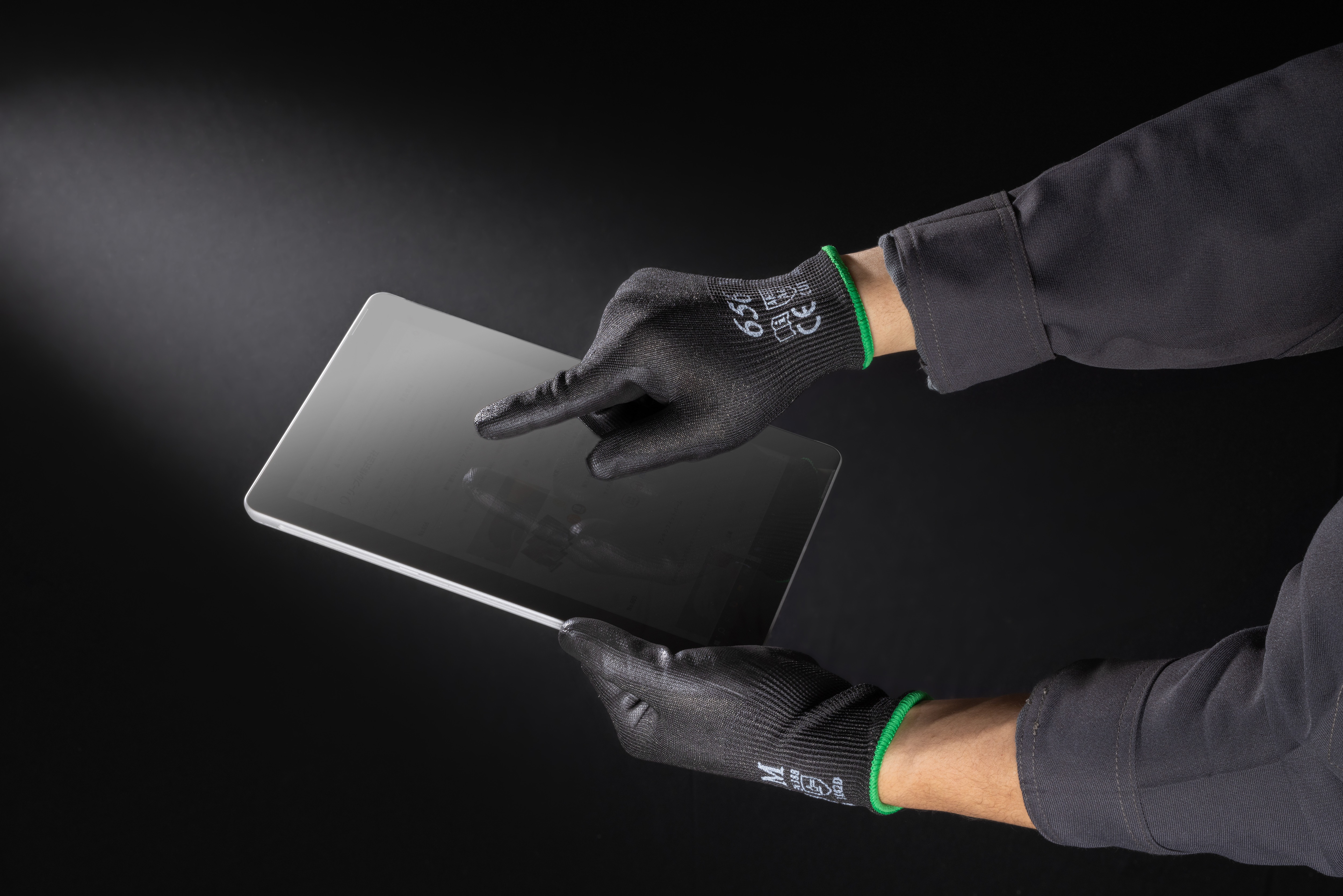 耐切創カットバリア 18G バサルト PUコート