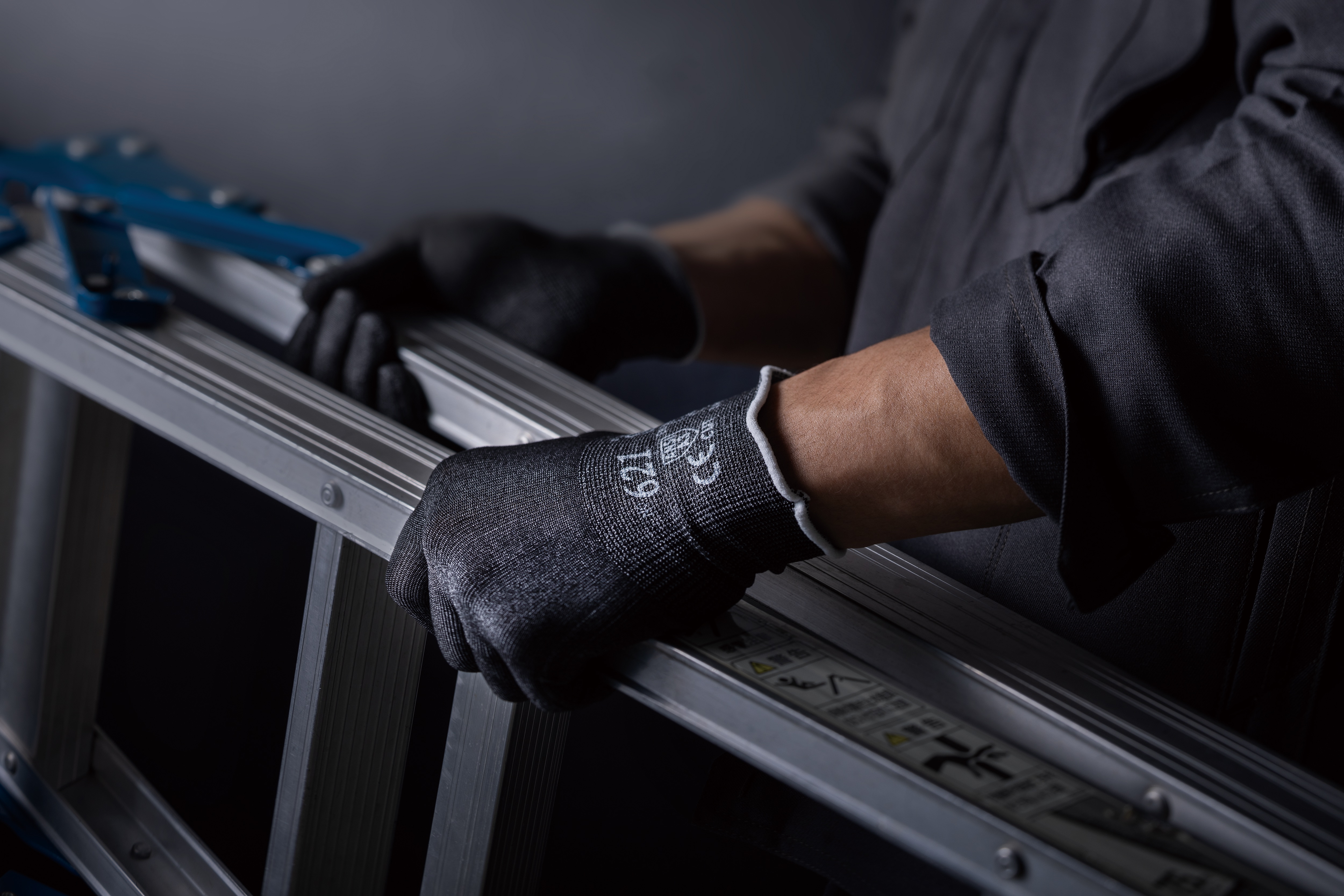 No.621 耐切創カットバリア 21G ブラック ノンコート | 手袋(耐切創